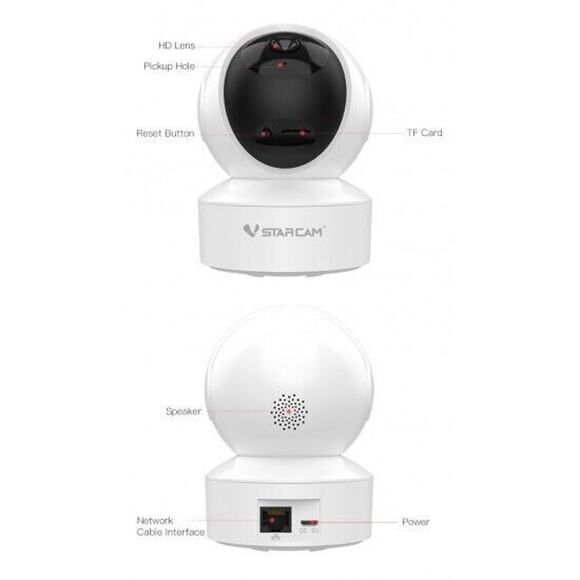 VStarcam CS49Q 4MP HD 5G WiFi Security IP Camera Mini Baby Monitor Night Vision - Picture 7 of 14